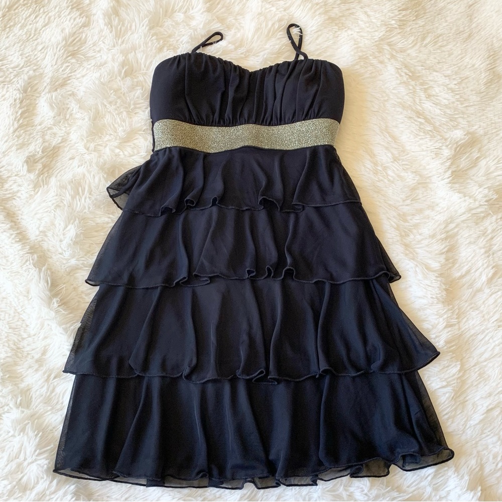 Navy Blue spaghetti strap dress